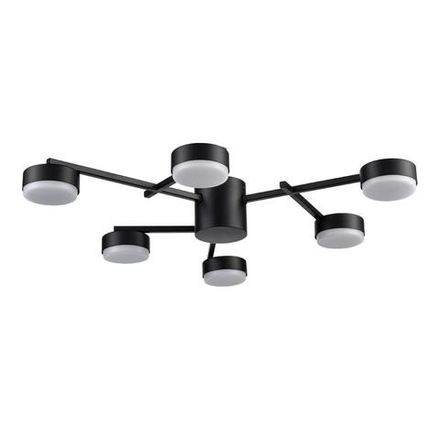 8186/6C COMFI LN26 247 черный, металл Люстра потолочная LED GX53 6*7W 220V DABRA