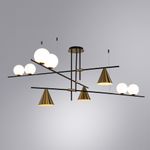 Люстра на штанге Arte Lamp JACOB A7029PL-9BK, 9хE27