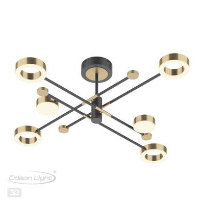 4321/55CL MIDCENT ODL22 347 металл/черный с бронзой Потолочный светильник IP20 LED 55W 2615Лм DENZEL