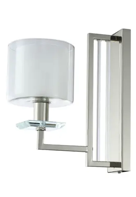 Бра Crystal Lux NICOLAS AP1 NICKEL/WHITE 3400/401