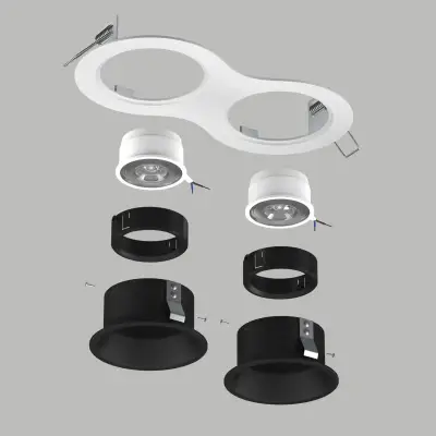 D6260707WMOD Светильник DOMINO ROUND  под LED модуль/лампу МR16 (214626+214607+214607+214006+214006)