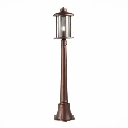 SL080.415.01 Светильник уличный наземный ST-Luce Темный кофе/Прозрачный, Темный кофе E27 1*60W