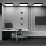 Потолочный светильник Зон / Zon 90 Вт 3000 К 120°, C032CL-90W3K-SQ-B. TM Maytoni