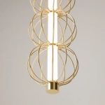 Подвесной светильник Золотая клетка / Golden Cage 3000К 17Вт, MOD216PL-L10G3K. TM Maytoni
