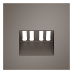 VLS001514 Накладка для розетки акустической 4-местной , S70 (капучино). (ТМ Maytoni)
