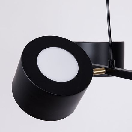 Люстра на штанге Arte Lamp SEBASTIAN A7051SP-4BK, 4хE14