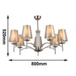 Потолочная люстра Velum 2906-7P. ТМ F-Promo