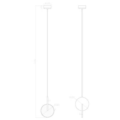Подвесной светильник Arte Lamp HANNAH A1916SP-1CC, 1хLED