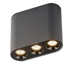 7092/8CL HIGHTECH ODL25 399 Потолочный светильник черный/металл/акрил IP20 LED 8W 3000K 220V SMALL