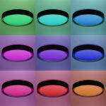 Citilux BOSS CL751251G LED RGB Светильник с пультом Чёрный с Золотом