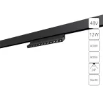 Магнитный трековый светильник Arte Lamp EXPERT A5726PL-1BK, 1хLED