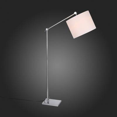 SL460.105.01 Торшер ST-Luce Хром/Белый E27 1*60W (из 2-х коробок)