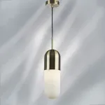 690111 Люстра RAMO 1х40W E27 БРОНЗА/БЕЛЫЙ Lightstar