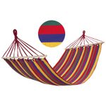 Гамак полотняный Ham-08 с деревянной планкой, р-р 200х100 см