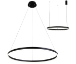 08214,19A(4000K) Подвес Тор черный d80 h150 Led 45W (4000K) 2 типа крепления