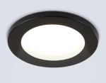 Светильник встраиваемый TN6632 BK черный IP44 GX53 D100*60