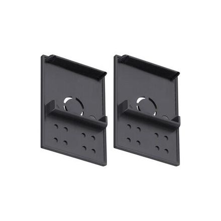 135317 PORT NT25 207 черный Заглушка торцевая для арт.135299-135303, 2шт IP20 VECTOR