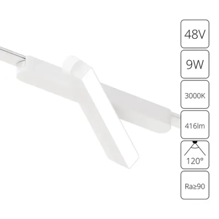 Магнитный трековый светильник Arte Lamp RAPID A1160PL-1WH, 1хLED