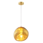 Светильник подвесной Crystal Lux MALAGA SP1 D200 GOLD 0863/201