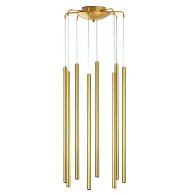 L8T747343 Люстра TUBO LED 40W 2560LM 25G ЗОЛОТО 4000K (574733+747343 (8шт)