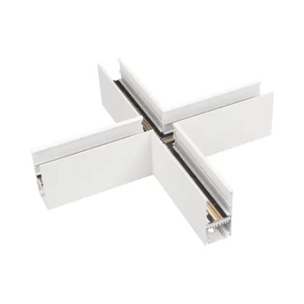 Коннектор крестовой MAG-CON-4592-X90 (WH) (Arlight, IP20 Металл, 5 лет)