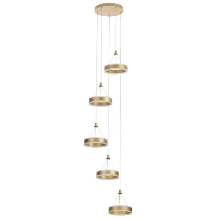 Citilux Дуэт CL719052 LED Подвесной светильник Золото