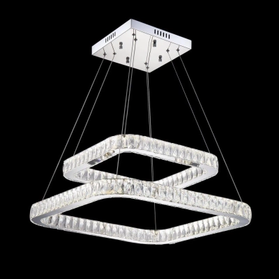 Eletto Granda EL336P70 LED Люстра хрустальная с пультом Хром