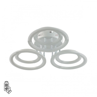 8028/80CL LEDIO LN25 247 белый/белый, металл/акрил Потолочный светильник с ПДУ LED 80W 3000-6000К 220V OSAKA