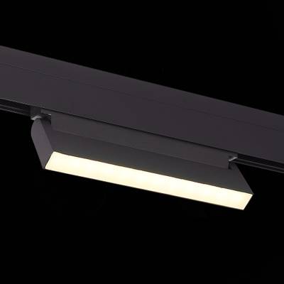ST363.436.12 Магнитный трековый светильник Черный LED 1*12W 3000K 720Lm Ra&gt;80 120 IP20 L219xW22xH108 48V