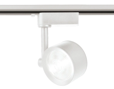 Трековый однофазный светодиодный светильник GL6388 WH белый LED 7W 4200K 24°