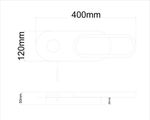 Настенный светильник Arte Lamp LUCAS A2602AP-10BK, 1хLED