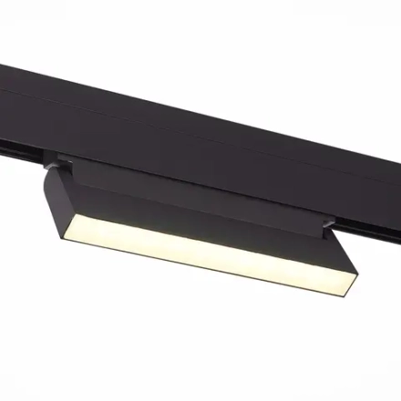 ST363.436.12 Магнитный трековый светильник Черный LED 1*12W 3000K 720Lm Ra>80 120 IP20 L219xW22xH108 48V