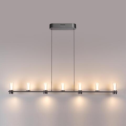 7143/45L HIGHTECH ODL26 513 светильник темный никель/акрилл/металл IP20 LED 40W 2470Лм 3000K 180° 220V DEFANCE