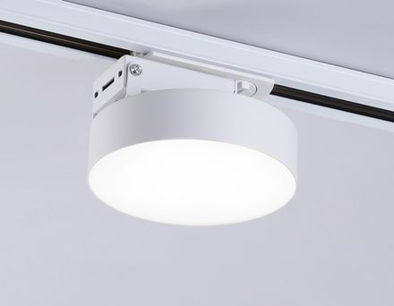 Светильник светодиодный трековый GL6837 WH белый LED 15W 4200K D115*80