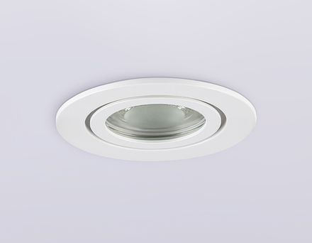 Светильник встраиваемый IP44 с высокой степенью пылевлагозащиты TN1150 WH белый IP44 GU5.3 D85*28