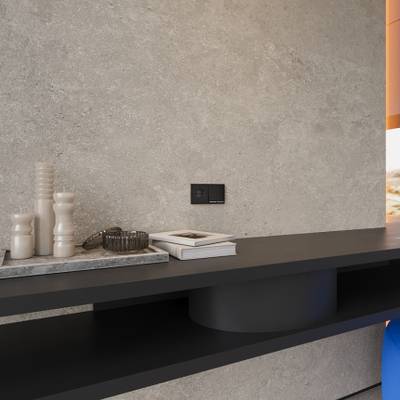 VLSM000412 Клавиши для выключателя/переключателя двухклавишного с подсветкой, S70 Metal (антрацит). (ТМ Maytoni)