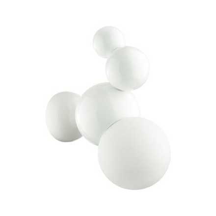 6565/1W MODERNI LN25 118 белый/белый матовый/металл/стекло Бра E27 1*40W 220V BLASEN