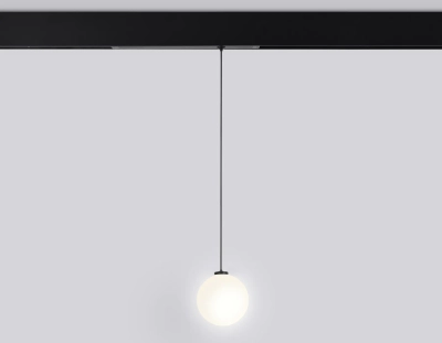 Светильник светодиодный диммируемый для шинопровода Magnetic 220V GL1442 BK/FR черный/белый матовый IP20 10W 3000K-6400K 120° D120 H1500 (Без ПДУ)