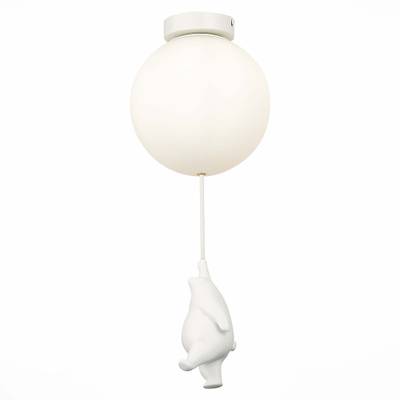 SLE115422-01 Светильник потолочный Белый/Белый E27 1*60W