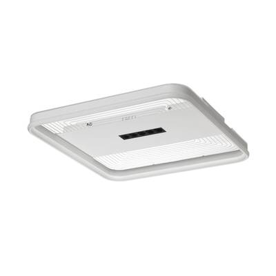 7664/110LS MITRA LED SN Светильник пластик/белый LED 110Вт 3000-4000-6000K 480х480 IP20 пульт ДУ SOLAR