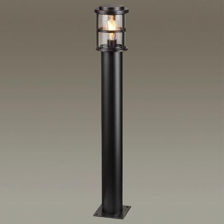 4964/1F NATURE ODL22 737 черный/стекло Ландшафтный светильник на столбе E27 1*60W IP44 MAGUS