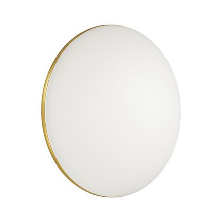 3043/EL TAN SN 025 Светильник пластик/белый/золотистый LED 72Вт 3000-6500К D490 IP43 пульт ДУ/ LampSmart LASSA