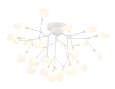 Потолочная люстра TR3011/27 WH/FR белый/матовый G4*27 max 20W D730*430 (лампы LED G4 1.5W 4200K в комплекте)