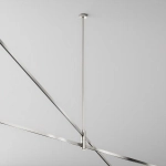 Крепление потолочное Long двойное 700мм Flarity платина, TRA159C-D1-PT. TM Maytoni
