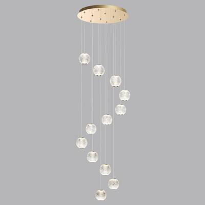 5008/56L L-VISION ODL24 583 золотой/металл/акрил Люстра LED 56W 4000K 4651лм CRYSTAL