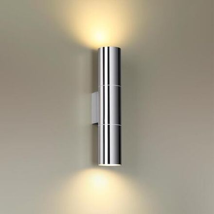 4281/2WA HIGHTECH ODL22 375 хром/металл Настенный светильник IP44 LED E27 max 2*7W BAZEL