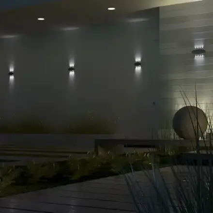 358564 STREET NT21 378 темно-серый Ландшафтный настенный светильник IP54 LED 4000K 8W 85-265V CALLE