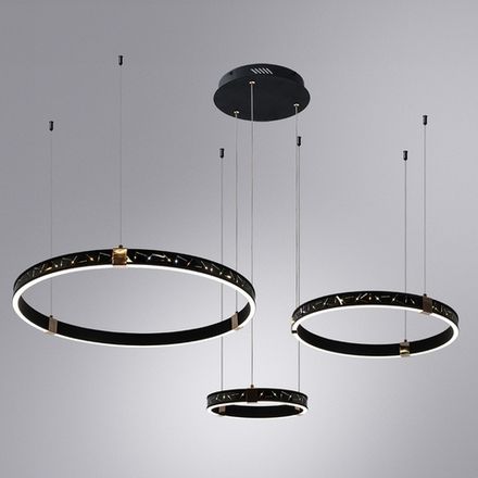Подвесная люстра Arte Lamp SHINE A2222SP-3BK, 1хLED