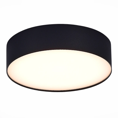 ST606.432.27 Светильник потолочный Черный LED 1*27W 3000K 2 340Lm Ra>85 120° IP20 D220xH55 185-265V