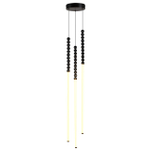 7149/33L HIGHTECH ODL26 221 светильник черный/акрилл/металл IP20 LED 32W 2200Лм 3500K 300° 220V MONELLA